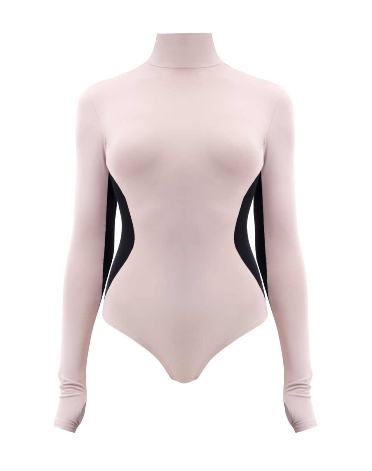 Body with inserts on the sides beige