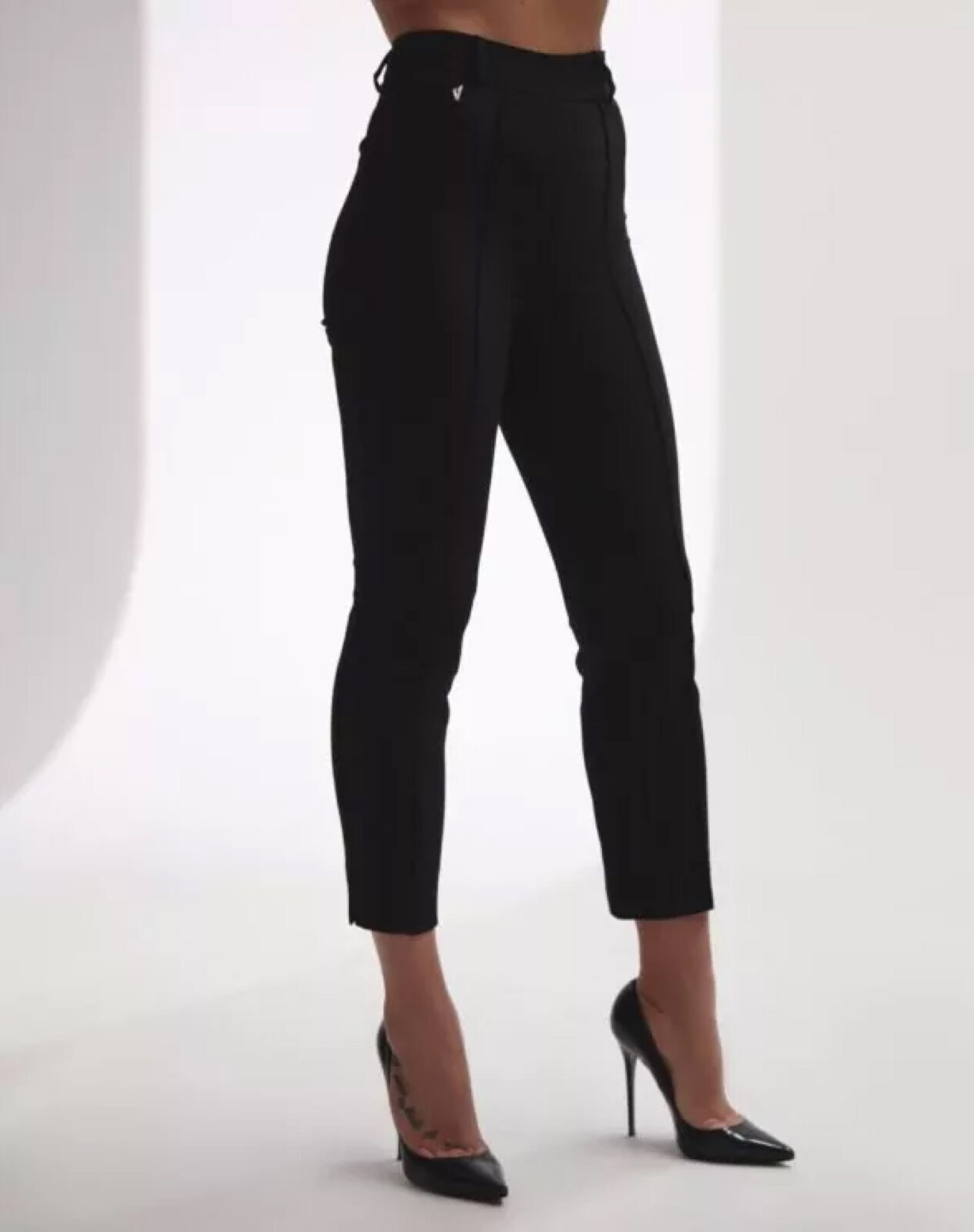Pants are narrow and shortened from suit fabric-3
