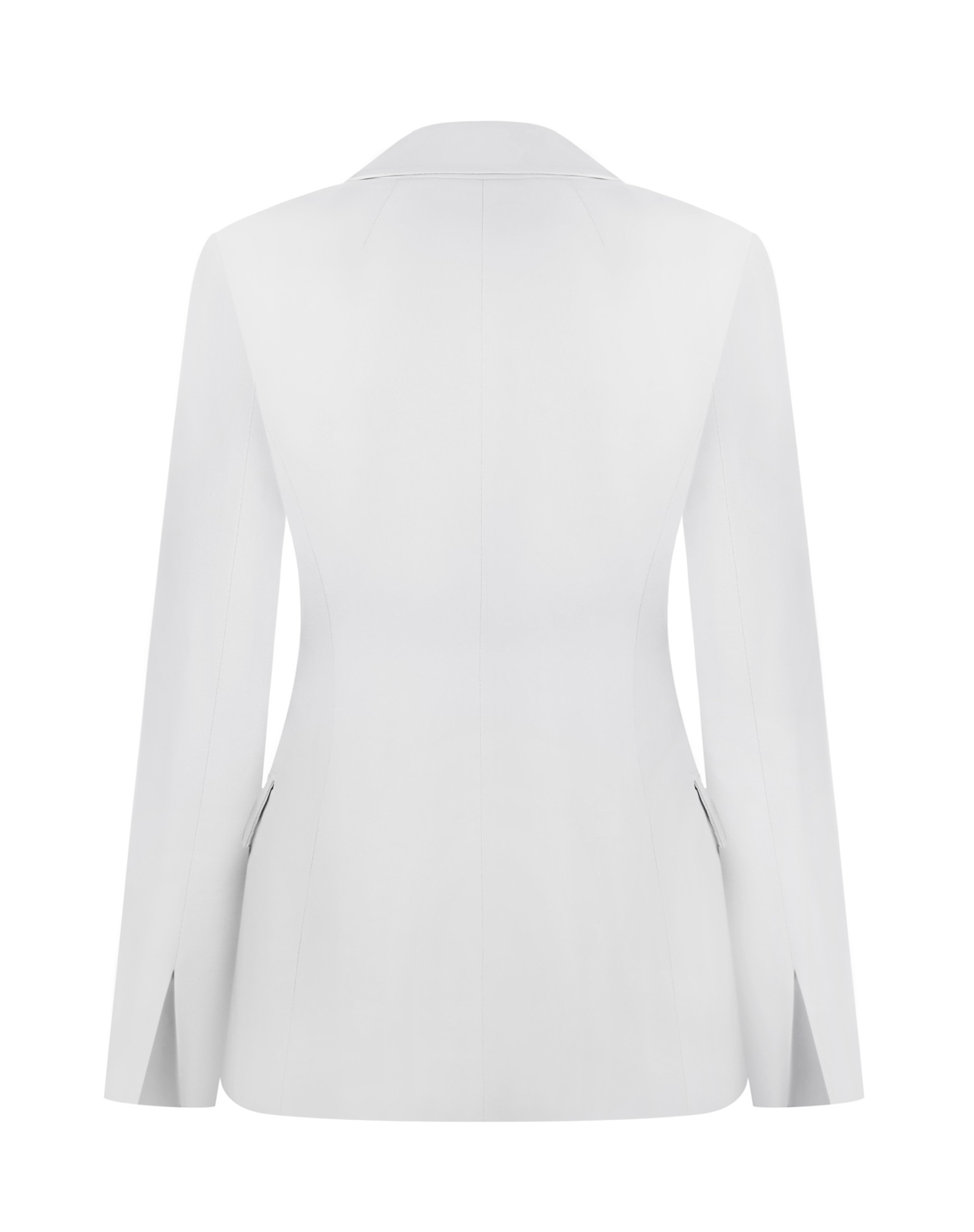 Jacket asymmetry white