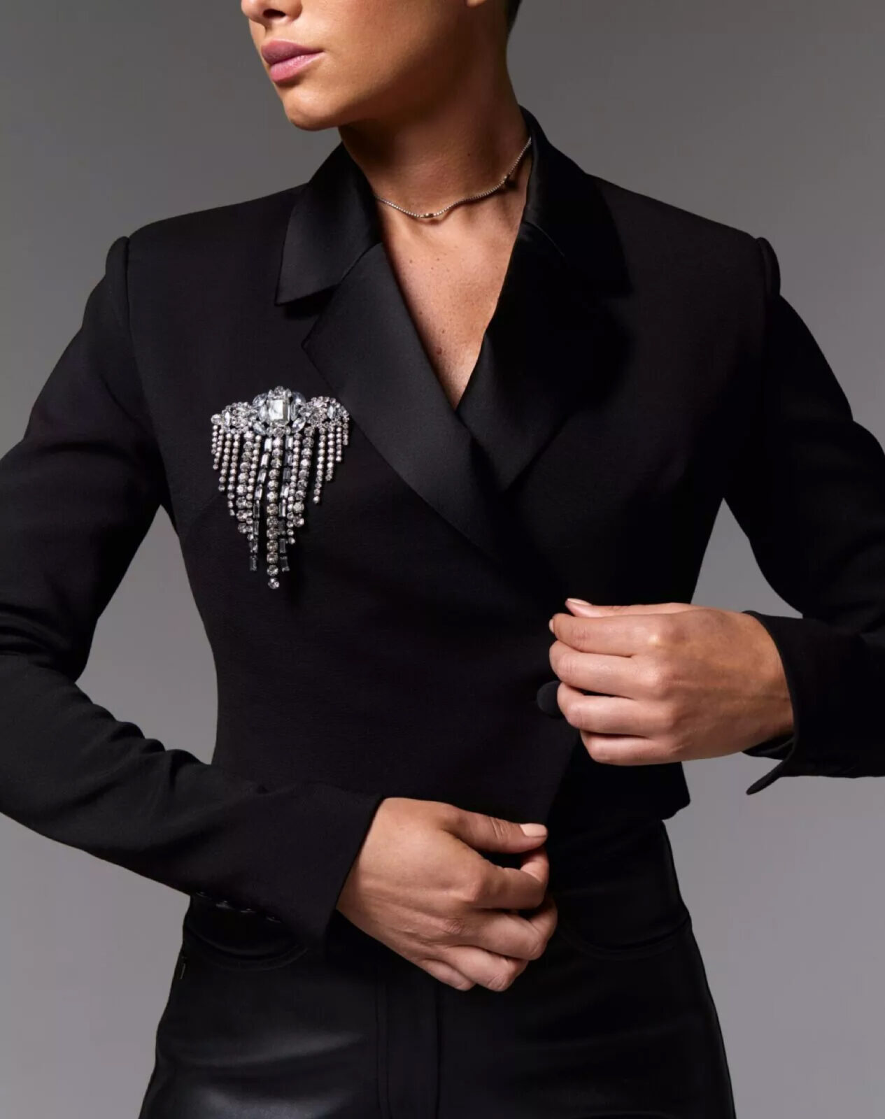 The jacket is shortened-5