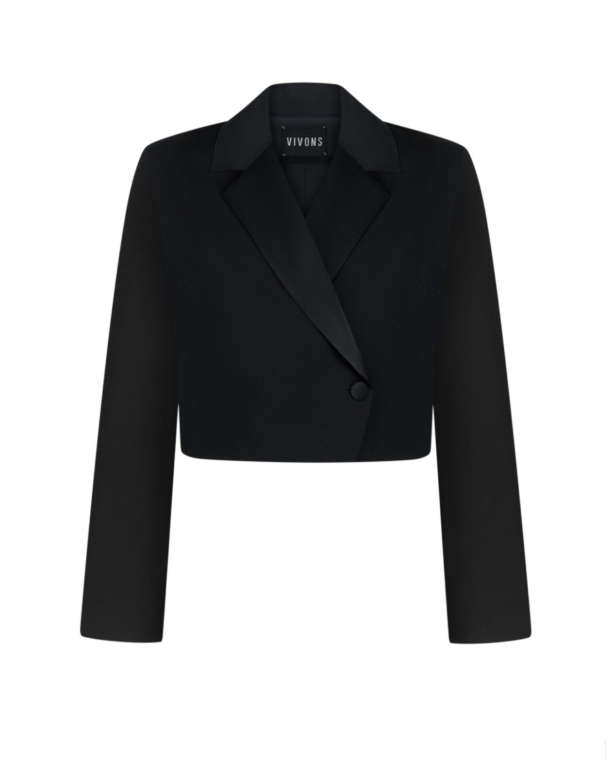 Shortened jacket black