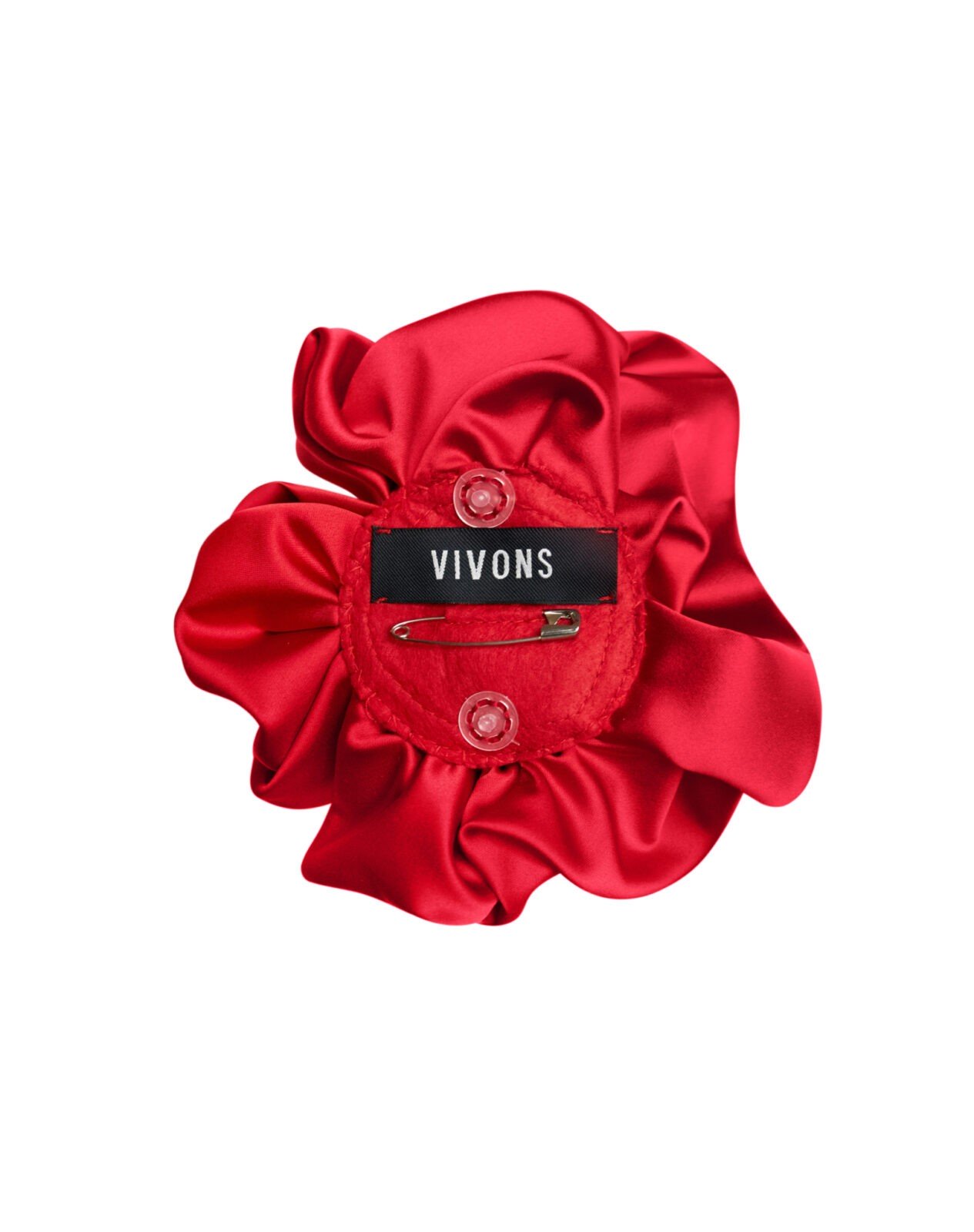Red rose satin
