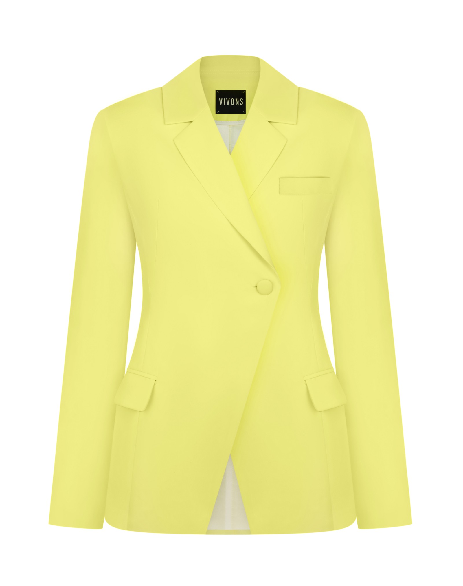 Jacket asymmetry yellow