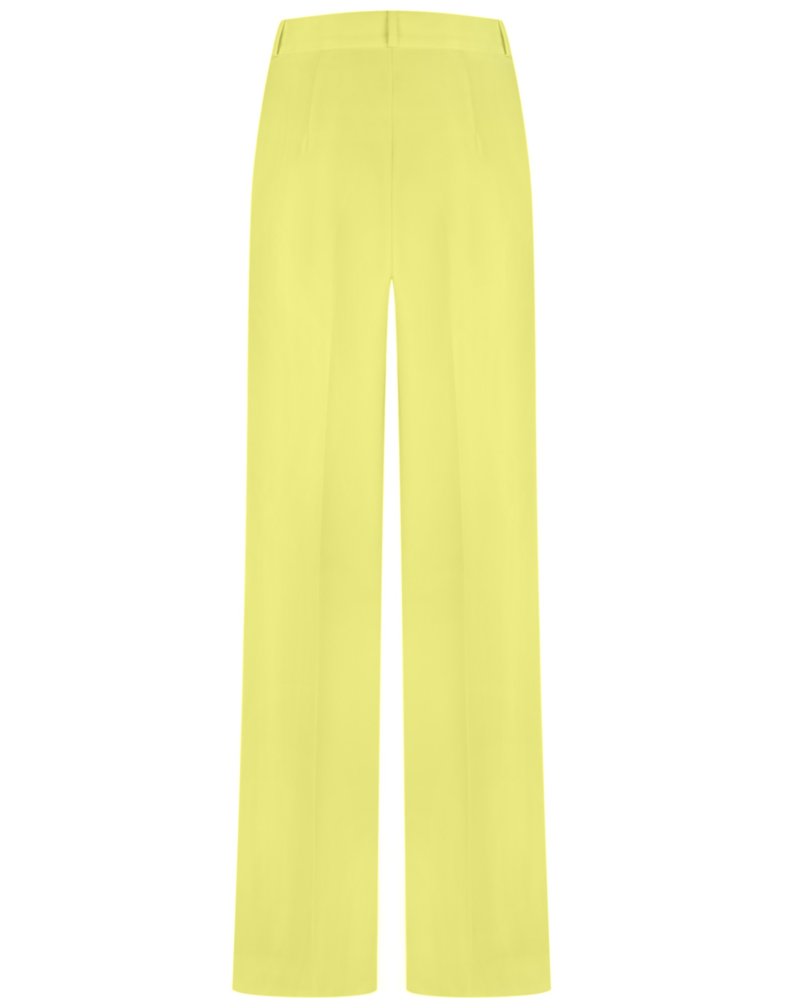 Pants with arrows made of suit fabric yellow