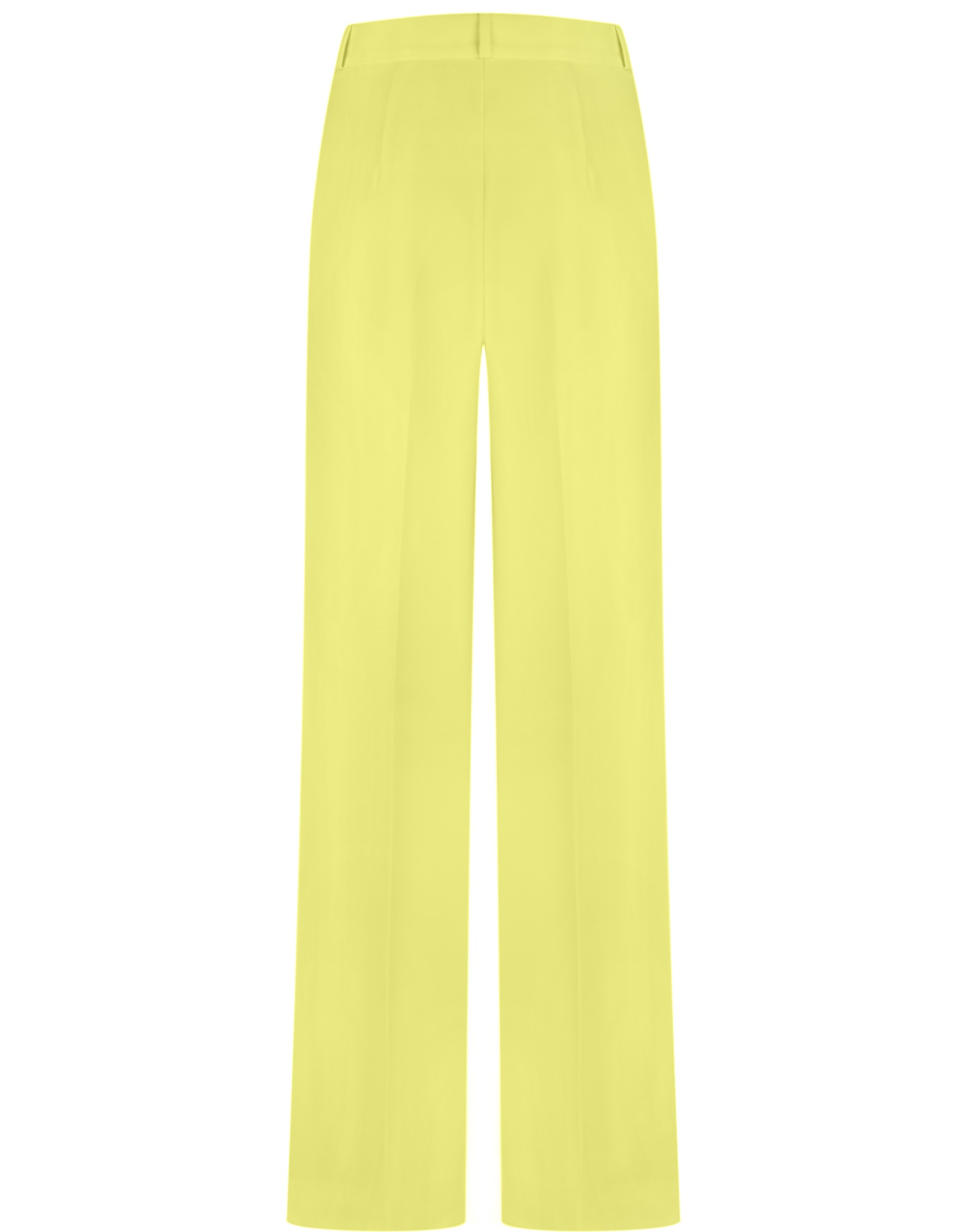 Pants with arrows made of suit fabric yellow