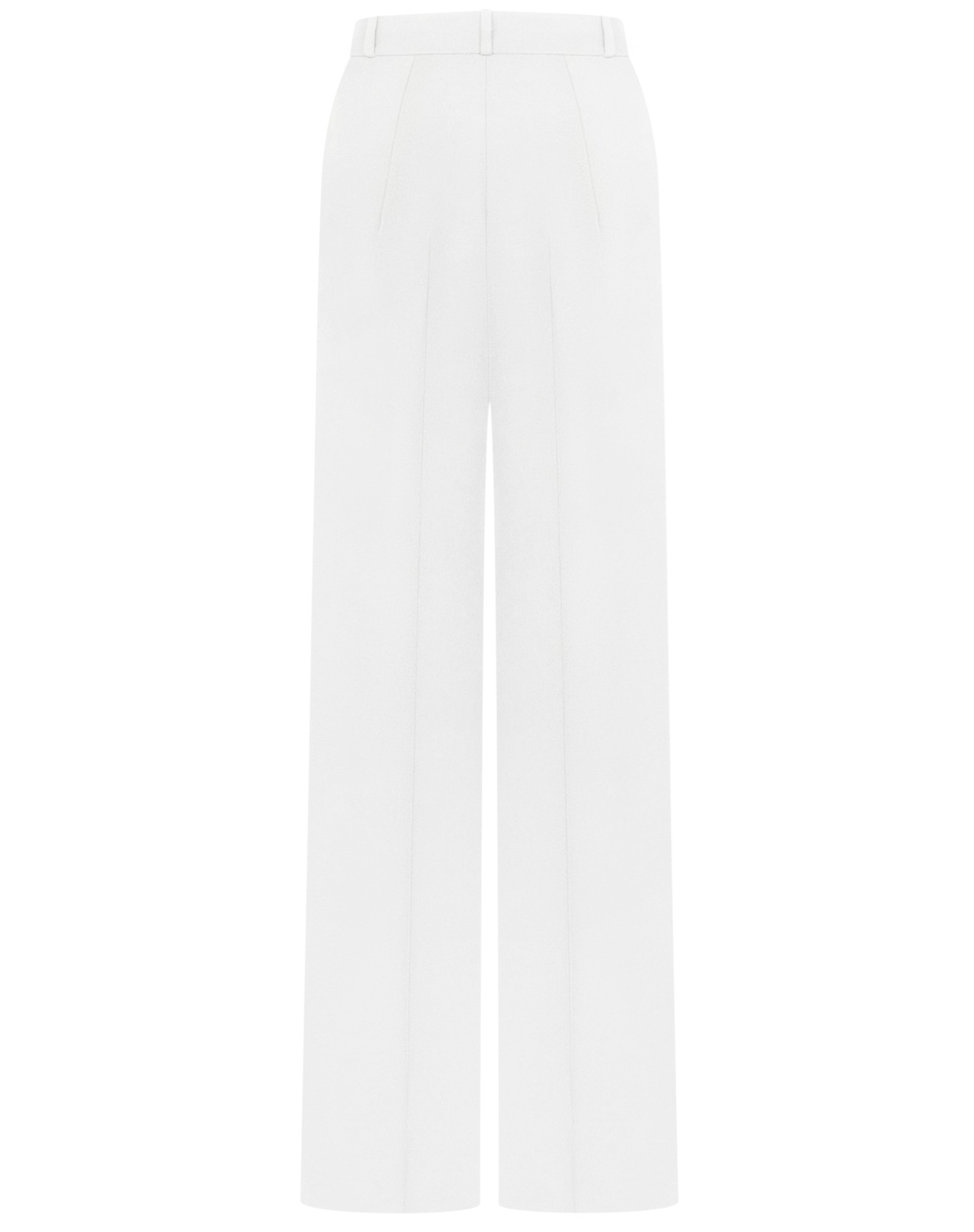 Pants with arrows made of suit fabric white